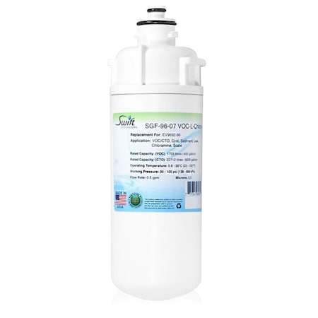 Swift Green Filters Replacement water filter for Everpure EV9692-96 SGF-96-07 VOC-L-Chlora-S